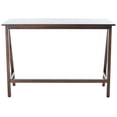 thumbnail image 6 of SAFAVIEH Redding Solid Classic Modern Writing Desk, Walnut, 6 of 11