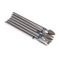 thumbnail image 1 of Pro Eliminación Rotary Burr Manicure Tools 6Pcs - D Yinane brocas de uñas para taladro de uñas, 1 of 6