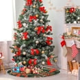 thumbnail image 2 of Yayeee Christmas Tree Skirt 47 inches for Xmas Tree Holiday Party Decoration, Christmas Holly Bows, 2 of 6
