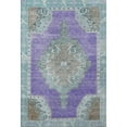 thumbnail image 2 of Addison Rugs Mayfield Premium Machine Washable Traditional Global Purple Rectangle Rug, 8' x 10', 2 of 7