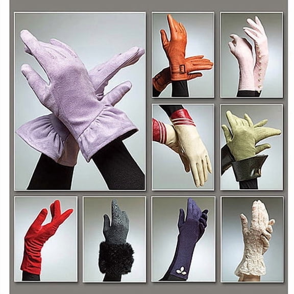 Vogue Pattern Gloves, All Sizes