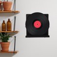 thumbnail image 4 of HOOWIFFY CD Display Stand Black Steel Organizer 1Pack For Home Decor Showcasing, 4 of 8