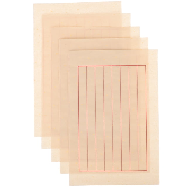 MasteelfCA 50 Sheets Chinese Calligraphy Paper Calligraphy Writing Paper Practice Paper