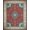 Red Multicolor, Pattern 11, variant on ODIKA 8'x10' Washable Area Rug Non-Shedding, Easy Care, Bathroom Way Abstract Brushstroke Vintage Faded Block Stairs for King Size Bedroom Under Bed, Master Suite