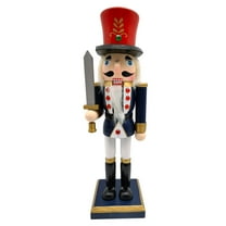 Gymnture Christmas Wooden Nutcracker Traditional Wooden Soldier Nutcracker Craft
