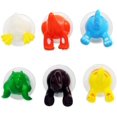 thumbnail image 1 of 6 Pack Animal Tail Rubber Suction Cup Hooks, 1 of 7