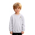 thumbnail image 7 of felwors Kids Halloween Sweatshirt Boys Girls Pumpkin Ghost Toddler Shirt Crewneck Long Sleeve Graphic Top (White,7-8 Years), 7 of 7