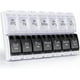 thumbnail image 1 of Pastillero semanal, pastillero grande para tomar 2 pastillas al día, organizador de viaje con botón pulsador para medicamentos, vitaminas y aceite de pescado., 1 of 5