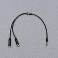 thumbnail image 3 of OATIPHO Mobile Phone Headset Microphone Audio Extension Cable Black for Hearing Use, 3 of 4