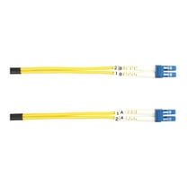 Black Box FOSM-001M-LCLC Single-Mode Value Line Patch Cable LC-LC 1m Yellow