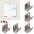 thumbnail image 3 of 5X Stainless Steel Flat Hooks Hanger Ceramic Tile Billboard Display Board Holder, 3 of 3
