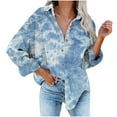 thumbnail image 2 of Abrigo de chaqueta con estampado personalizado de felpa suelta cálida de invierno de talla grande para mujer Fridja  po1320, 2 of 6