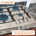 thumbnail image 3 of Parrilla de 4 quemadores empotrable en Acero inoxidable, 3 of 6