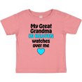 thumbnail image 3 of Inktastic My Great Grandma in Heaven Watches over Me Boys or Girls Baby T-Shirt, 3 of 5