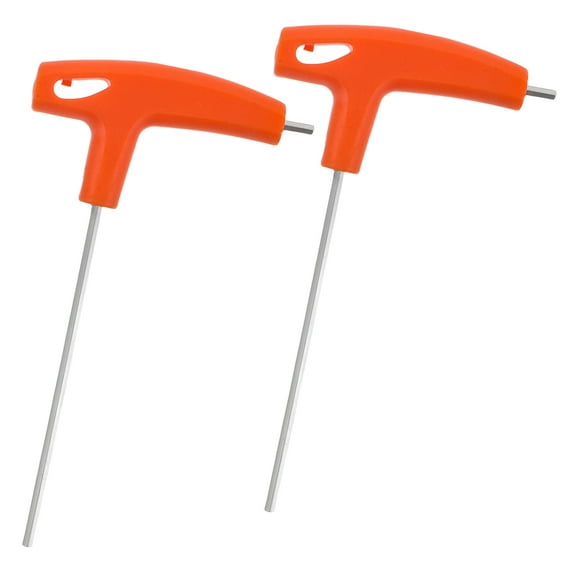 Raindrops T-Handle Hexagon Wrench Tool in Orange for Bike Maintenance and Household Repairs