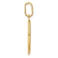 thumbnail image 2 of Finest Gold 14K Polished & Matte Oval Miraculous Medal Pendants, 2 of 3
