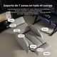 thumbnail image 3 of MYXSRI Sillon Masajeador, Sillon Reclinable Adultos 8 Modos de Masaje con Soporte Lumbar, Reposapiés Retráctil, Reposabrazos y Reposacabezas Ajustables, Ruedas 360°, para Sala y Dormitorio (Gris), 3 of 9