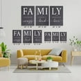 thumbnail image 3 of Modern Family Canvas Wall Art 3 Piece Set For Living Room & Bedroom Decor Prints, 3 of 6