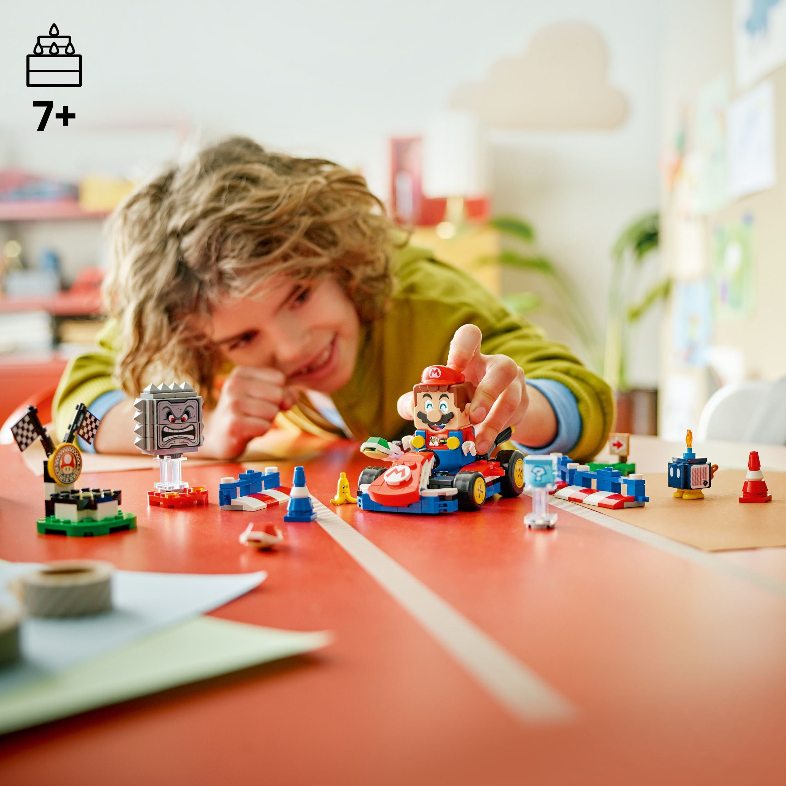 LEGO Super Mario: Mario Kart – Interactive LEGO Mario & Standard Kart Building Toy - Pretend Play Racing Playset for Boys & Girls, Ages 7+ - Kids Birthday Gift Idea - 72043, LEGO Mario Kart™ – Inte 72043