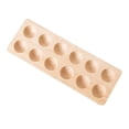thumbnail image 2 of Portahuevos de madera multiusos, duradero, portátil, resistente, práctico contenedor de bandeja de almacenamiento para nevera de mesa, despensa de 12 hoyos Sunnimix Titular de huevo, 2 of 7