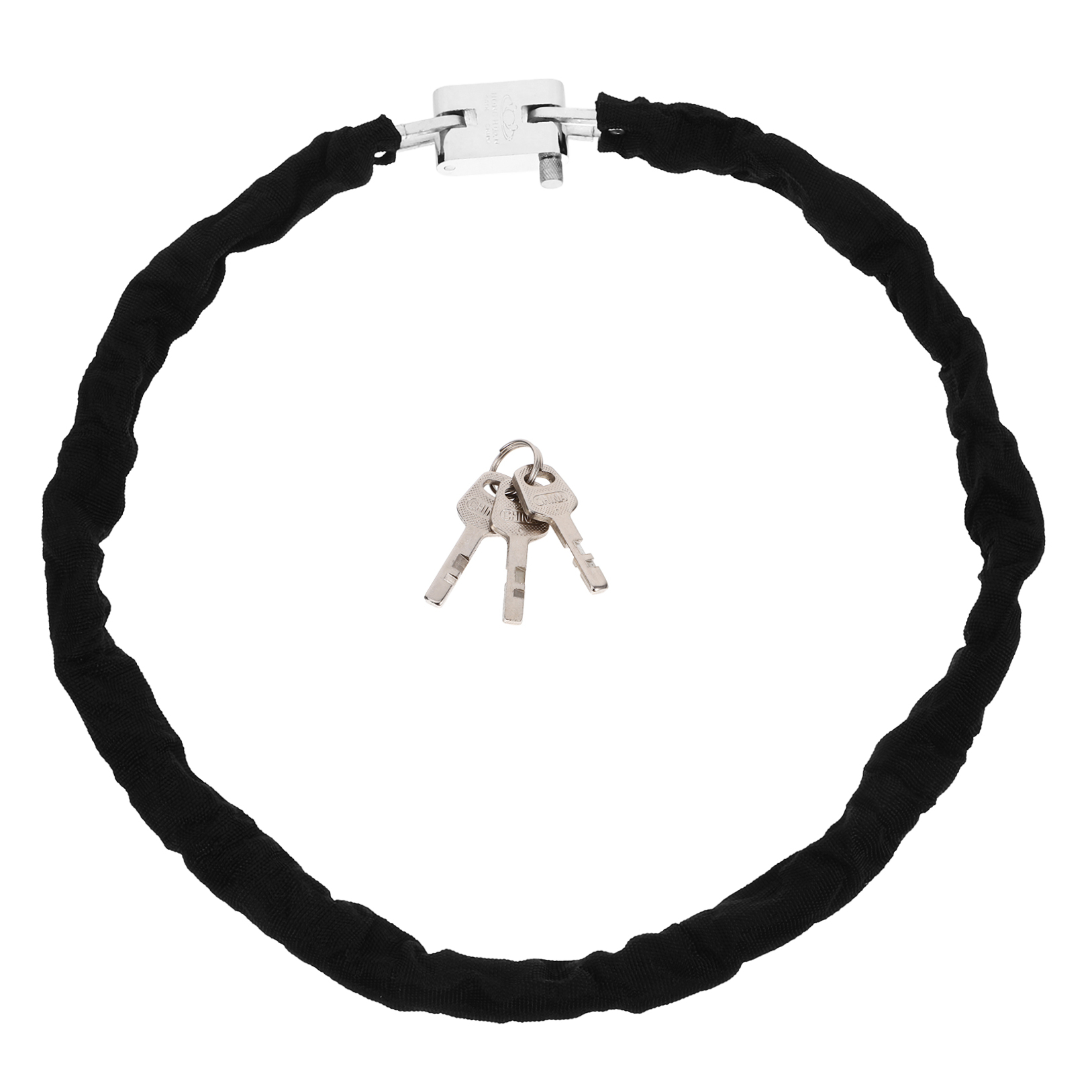 OUNONA Bike Padlock Bike Lock Manganese Steel Black Security 1Set