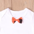 thumbnail image 6 of ATAIKU Infant Baby Boys Halloween Caveman Outfits Newborn Romper + Suspenders Shorts + Hat + Bat 4pcs Historical Stone Age, 6 of 8