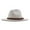 White, variant on WEIYLL Women Baseball Caps Belt Classic Wool Wide Buckle Floppy Panama Fedora Solid Visors Hat