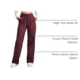 thumbnail image 4 of Pantalones CRZ YOGA Joggers para Mujer 30" Forro Polar Rojo Talle S, 4 of 5