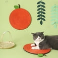 thumbnail image 2 of Almohadilla para rascar gatos - Almohadilla para rascar gatos de sisal natural (naranja) Almohadilla para rascar gatos naranja, 2 of 5