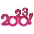 thumbnail image 2 of Gafas con números brillantes para Año Nuevo 2023, accesorios para fiestas y recuerdos. rosa roja argenta, 2 of 9