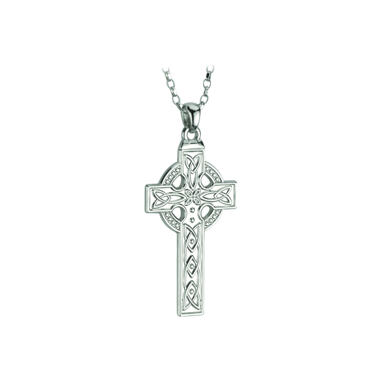 Mother's Day Gift Celtic Cross  Set.. 925 Hooks and 925 Silver Chain. 