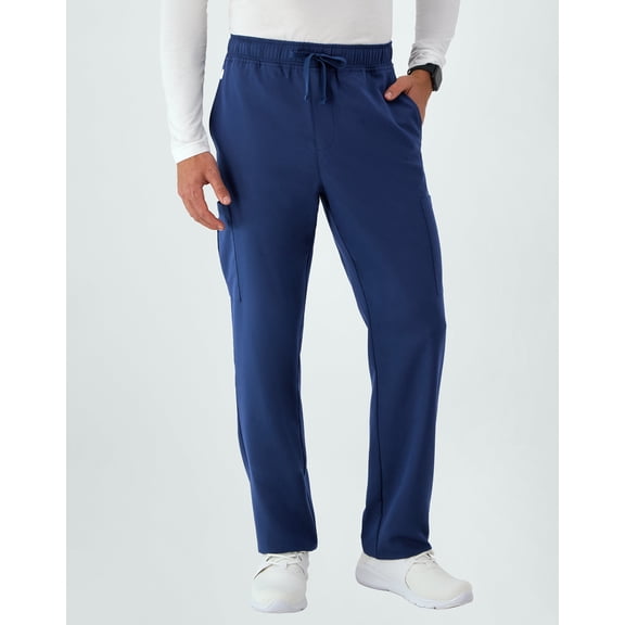 Hanes Comfort Fit Scrubs Men's Scrub Pants Athletic Navy S