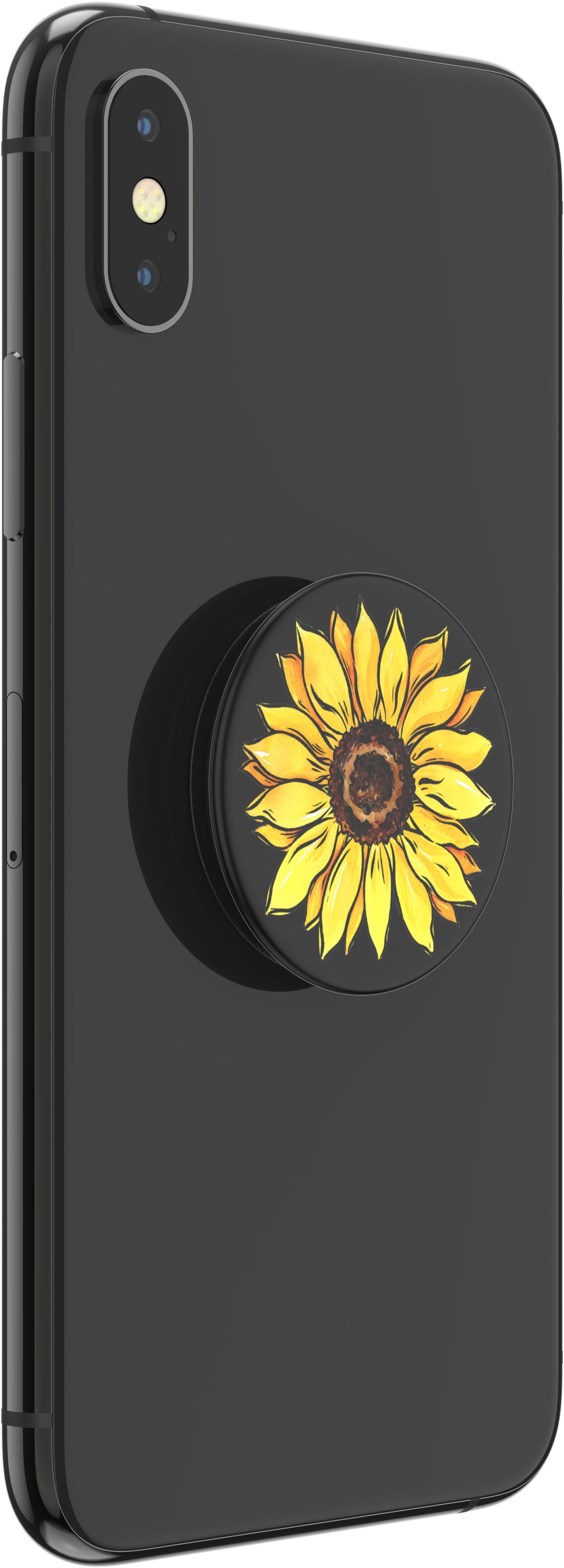 PopSockets Grip with Swappable Top for Cell Phones, PopGrip Sunny Side