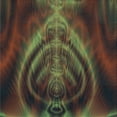 thumbnail image 1 of Ahgly Company Machine Washable Indoor Square Transitional Fern Green Area Rugs, 5' Square, 1 of 7