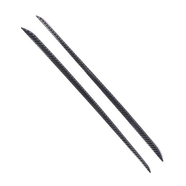 Tira lateral del panel de cambios, panel de cambios de fibra de carbono, decoración de fibra de carbono, diseño de automóvil, probado profesionalmente