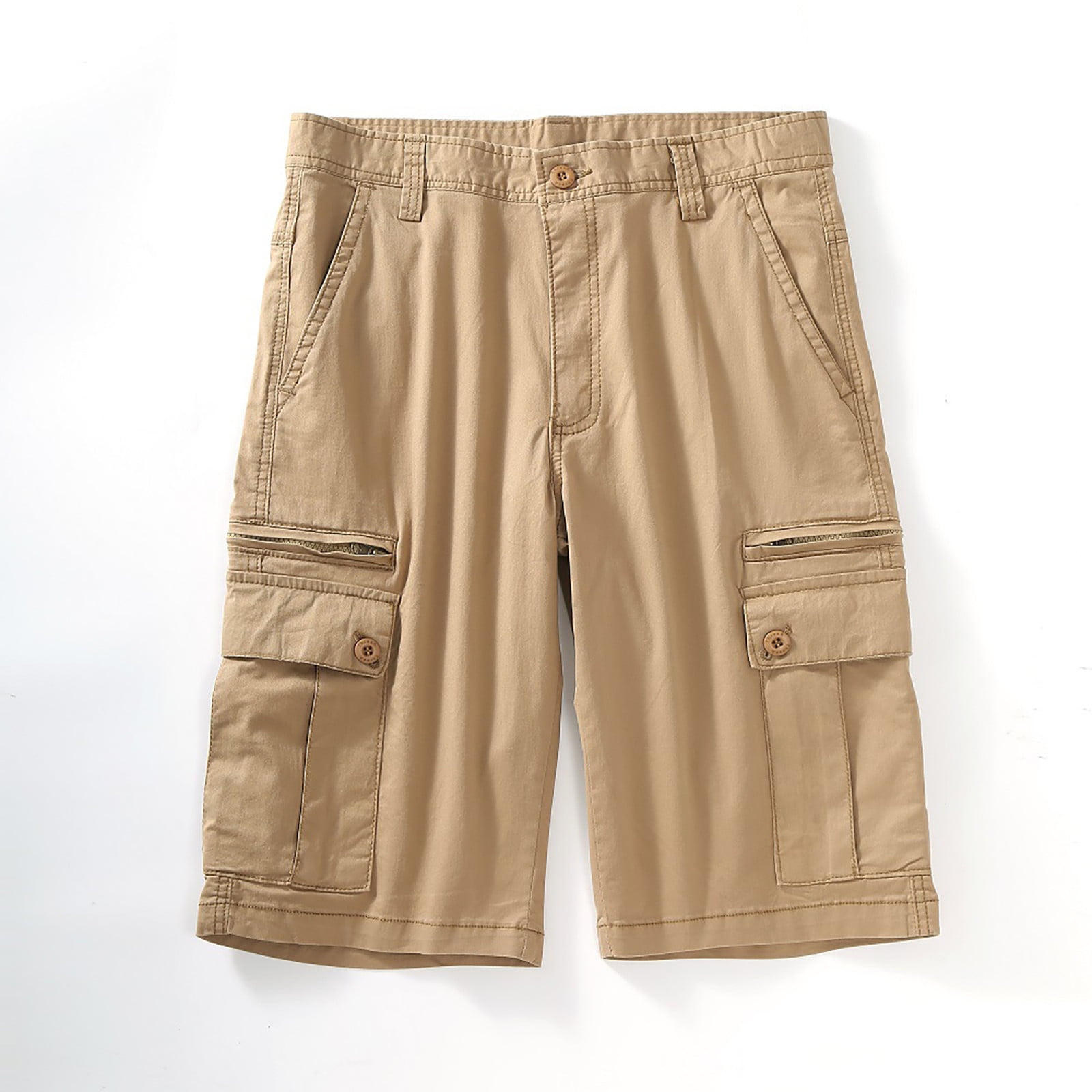 cllios Men's Cargo Shorts Plus Size Multi Pockets Shorts Work Tactical