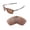 Brown Polarized, variant on Walleva Fire Red Polarized Replacement Lenses for Oakley Tincan OO4082 Sunglasses