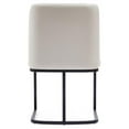 thumbnail image 4 of Manhattan Comfort Serena 18.7" Faux Leather Dining Chair in Cream (Set of 2), 4 of 10