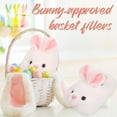 thumbnail image 4 of Classic White Bunny Slippers for Women Funny Animal Novelty Slippers for Adults Cute Plush Rabbit Bedroom Slippers（Size：5-6）, 4 of 6