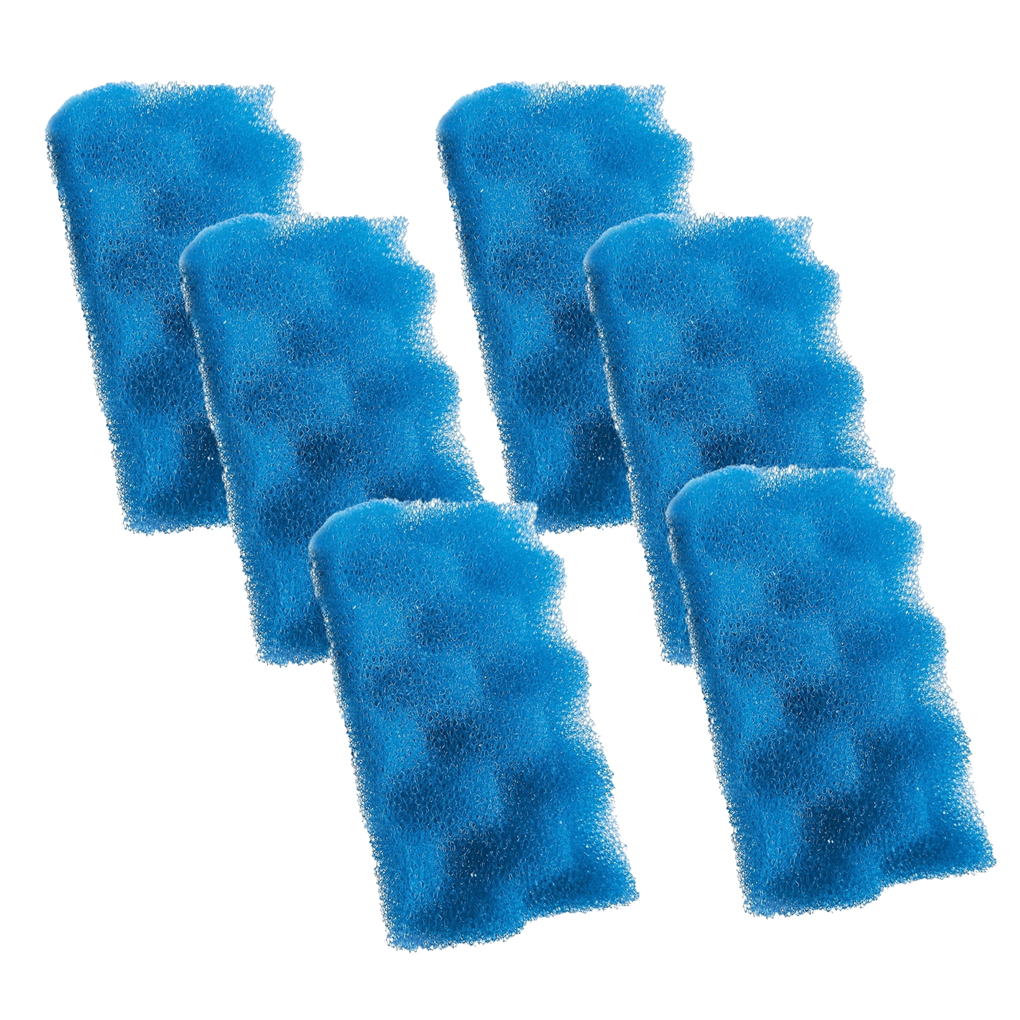 Delapan Fish Foam Bio-Filter Sponges Compatible with Canister Filters and Fluval 106 107 Aquarium Filter Media, 12 Pack