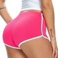 thumbnail image 3 of Amvlyk Athletic Shorts for Women High Waisted Dolphin Shorts Solid Color Lightweight Hiking Sports Yoga Gym Running Hot Pants Short Slim Shorts for Camping Travel Running Workout, 3 of 8