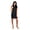 Brown, variant on Women's Classic Cotton Slim Fit Sleeveless Bodycon Midi Dress