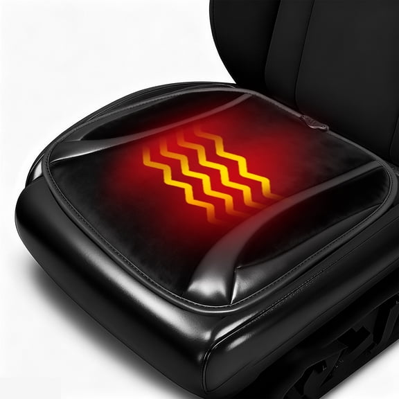 USB Heated Car Seat Cover, Winter Car Seat Warmer, Universal Heated Seat Cushion for Car Office Chair Truck SUV Outdoor Stadium Wheelchair, Car Seat Heater with 3 Heaitngs & Auto-Off Timers