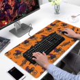 thumbnail image 2 of Long Mouse Pads for Desk,Halloween Pumpkin Witches Pattern Desk Mats on Top Of Desks, Desk Mouse Pad Extra Large with 3mm Non-Slip Base and Stitched Edge for Gaming,Office,Work,Home 31.5x15.7in, 2 of 5
