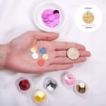 thumbnail image 4 of 1Set DIY Ornament Accessories Plastic Paillette Beads Sequins Beads Disc 15x30mm Mixed Color, 4 of 9