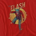 thumbnail image 2 of DC Comics Flash T-Shirt Circle & Stars Unisex Graphic Tee For Men & Women, 2 of 7