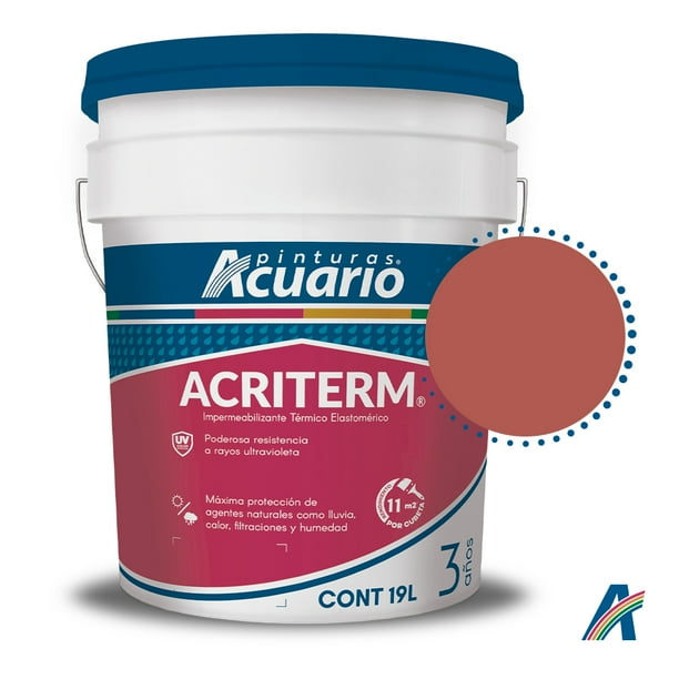 Impermeabilizante Térmico Elastomérico Pinturas Acuario Acriterm 3 Años ...