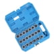 thumbnail image 3 of 21 piezas de herramientas antirrobo para quitar tuercas de rueda, con caja de herramientas y 20 llaves de bloqueo de 17 mm., 3 of 14