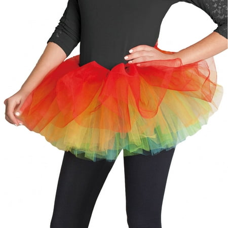 Photo 1 of Rainbow Ballerina Tutu Adult Halloween Costume Accessory