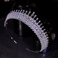 thumbnail image 3 of Joyería nupcial de lujo para el cabello, Tiaras y coronas de cristal, diadema para mujer, vestido de fiesta y cena, diadema de circón, accesorios de boda, 3 of 5